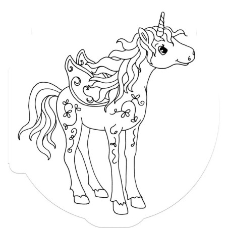 Glücks-Malbuch - Einhorn-Paradies