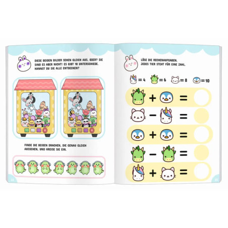 KAWAII Supersüßer Rätsel- und Malspaß