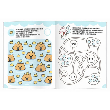 KAWAII Supersüßer Rätsel- und Malspaß