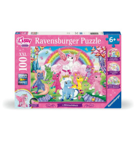 Ravensburger Puzzle, 100 Teile, Fantasy-Motiv mit Einhörnern und Drachen, für Kinder ab 6 Jahren.