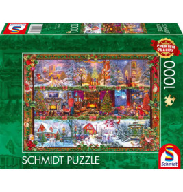 Puzzle Fröhliche Weihnachtszeit 1000 Teile