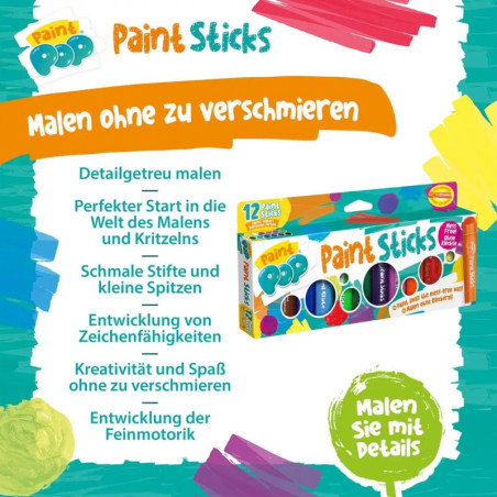 Paint Sticks 12-Pack