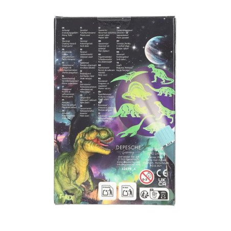 Dino World Glow in the Dark Sticker
