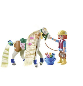 Ellie & Pferd mit Kreppeisen