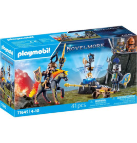 Playmobil Novelmore Set mit Rittern, Pferd und Zubehör, 41 Teile, für Kinder von 4 bis 10 Jahren.