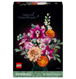 LEGO Botanicals 10342 Schöner Rosafarbener Blumenstrauß