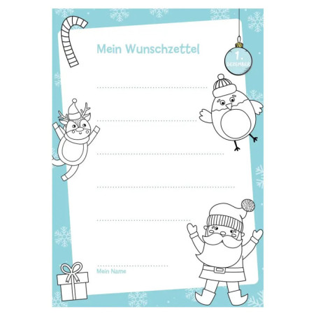 24 x malen und dann ist Weihna chten