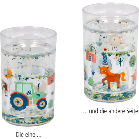 Glitzerbecher Traktor Wenn ich mal groß bin Glitzerbecher Traktor Wenn ich mal groß bin