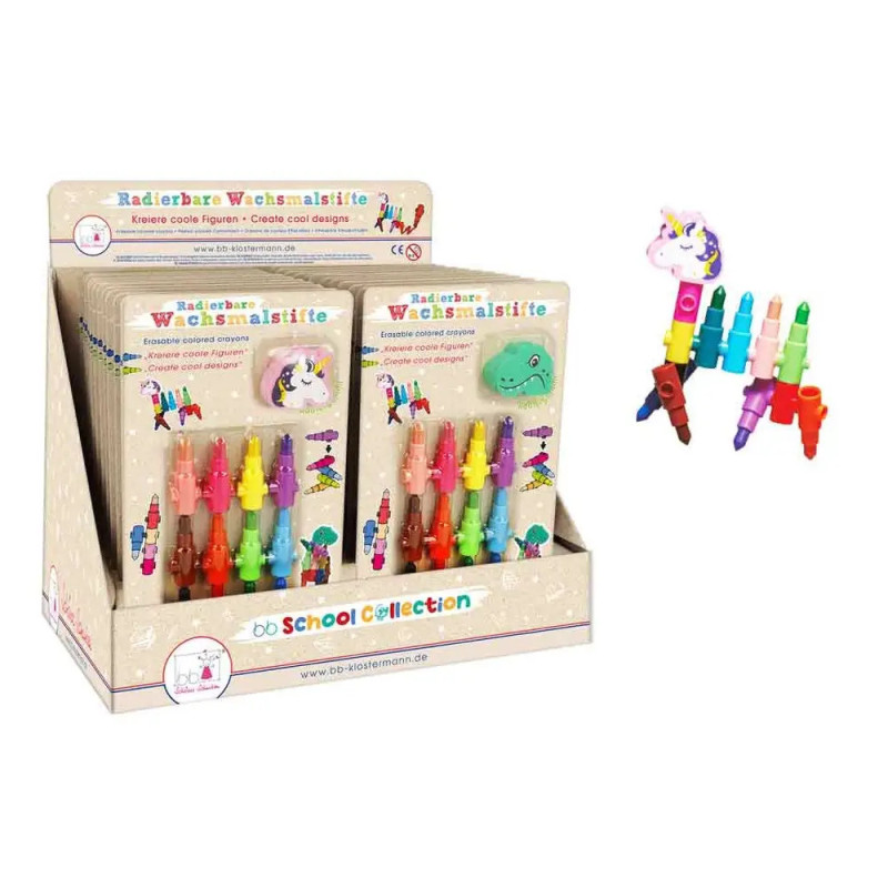 Radierbare Wachsmalstifte