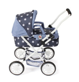 Mini-Kuschelwagen SMARTY Sternchen navy