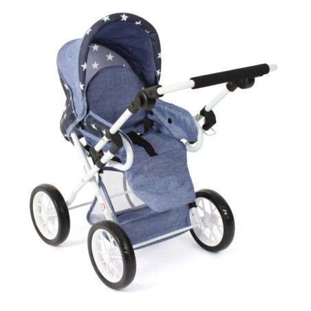 Kombi-Puppenwagen LENI Sternchen navy