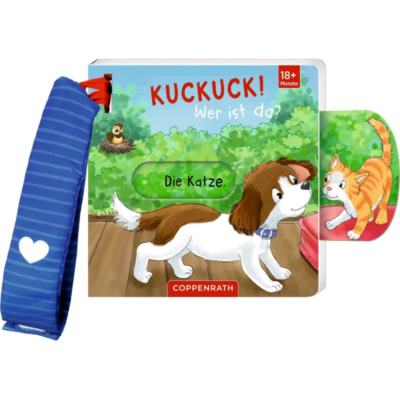 Kinderbuchcover: "Coppenrath Mein Schieberbuch Buggy: Kuckuck!", ab 1,5 Jahren, EAN 9783649640721.