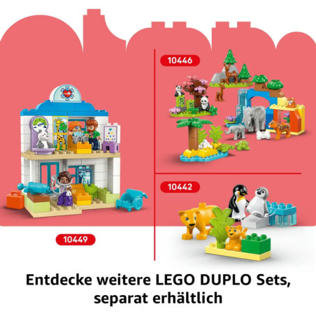 LEGO DUPLO Town 10445 F1 Team Rennautos mit Rennfahrern