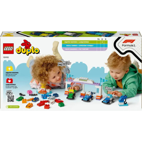 LEGO DUPLO Town 10445 F1 Team Rennautos mit Rennfahrern