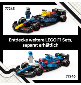 LEGO Speed Champions 77246 Visa Cash App RB VCARB 01 F1 Rennauto