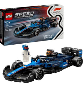 LEGO Speed Champions Williams Racing F1-Set mit Minifigur und 263 Teilen, geeignet ab 10 Jahren.