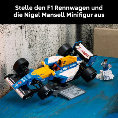 LEGO Icons 10353 Williams Racing FW14B mit Nigel Mansell