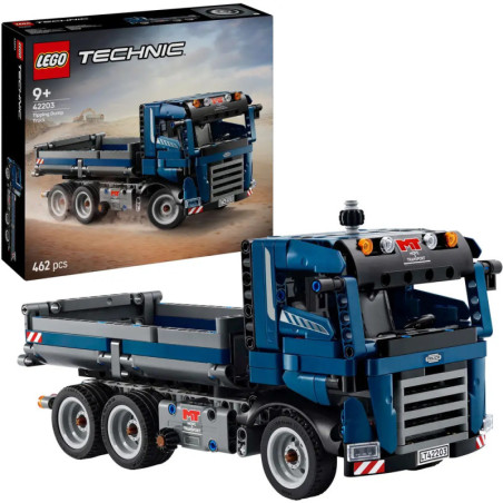 LEGO Technic blauer Truck mit Verpackung, ab 9 Jahren, 462 Teile.