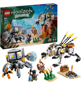LEGO Horizon Adventures Set mit Robotern, Minifiguren und Box, 768 Teile, geeignet ab 9 Jahren.