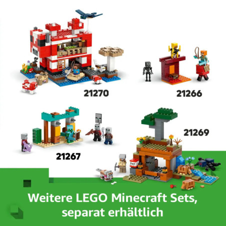 LEGO Minecraft 21268 Das Babyschwein-Haus