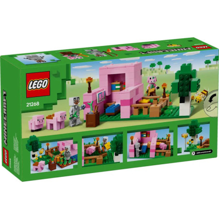 LEGO Minecraft 21268 Das Babyschwein-Haus