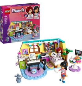 LEGO Friends Musik-Spielset mit zwei Minifiguren, Klavier, Haustier und buntem Zubehör.
