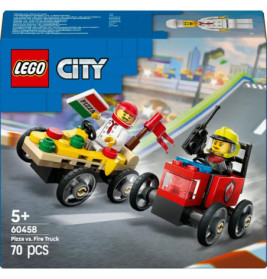 LEGO City 60458 Pizzalieferwagen vs. Löschauto
