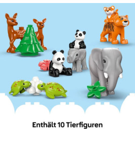 LEGO DUPLO Town 10446 Wildtier-Familien 3-in-1-Set