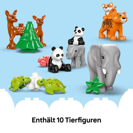 LEGO DUPLO Town 10446 Wildtier-Familien 3-in-1-Set