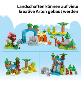 LEGO DUPLO Town 10446 Wildtier-Familien 3-in-1-Set
