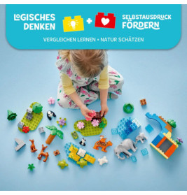LEGO DUPLO Town 10446 Wildtier-Familien 3-in-1-Set