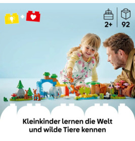 LEGO DUPLO Town 10446 Wildtier-Familien 3-in-1-Set