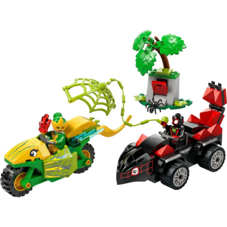 LEGO Spidey 11198 Actionspaß mit Spin und Electro in ihren Dino-Flitzern
