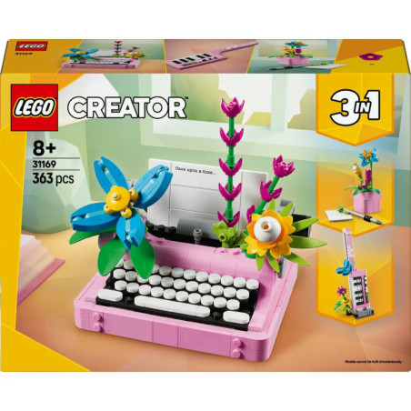 LEGO Creator 31169 Schreibmaschine mit Blumen