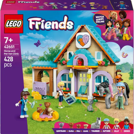 LEGO Friends 42651 Tierarztpraxis für Pferde und Haustiere