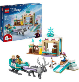 LEGO Disney Frozen Set mit Anna, Elsa, Olaf, Rentier Sven und Winter-Spielhaus.
