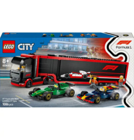 LEGO City 60445 F1 Transporter mit RB20 & AMR24 F1 Rennautos