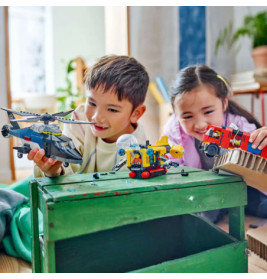 LEGO City 60462 Kombinationsset mit Hubschrauber, Löschauto und U-Boot