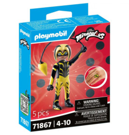 Playmobil Miraculous Bee Hero Spielfigur, für Kinder von 4-10 Jahren empfohlen, enthält insgesamt 5 Teile.