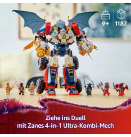 LEGO Ninjago 71834 Zanes Ultra-Kombi-Mech
