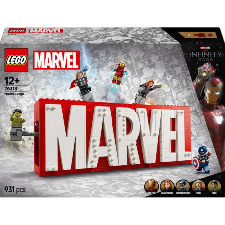 LEGO Super Heroes 76313 MARVEL Logo & Minifiguren