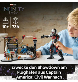 LEGO Super Heroes 76314 Captain America: Civil War Actionduell