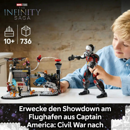 LEGO Super Heroes 76314 Captain America: Civil War Actionduell