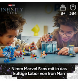 LEGO Marvel Super Heroes Iron Mans Halle der Rüstungen
