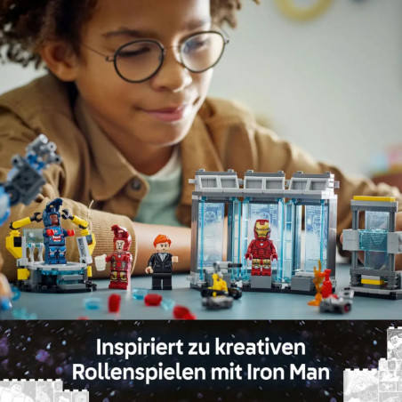 LEGO Marvel Super Heroes Iron Mans Halle der Rüstungen