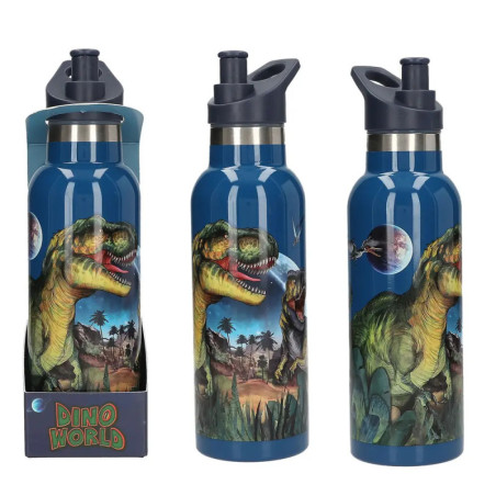 Dino World Trinkflasche Edelstahl