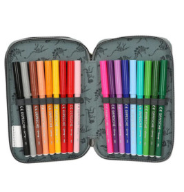 Dino World 3 Fach Federtasche Bite