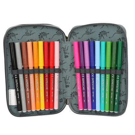 Dino World 3 Fach Federtasche Bite