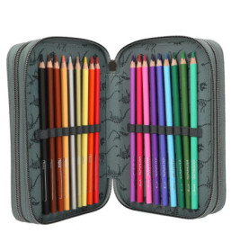 Dino World 3 Fach Federtasche Bite