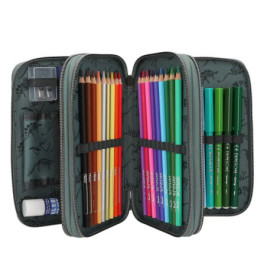 Dino World 3 Fach Federtasche Bite